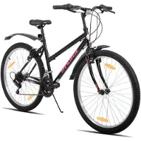 Hiland Mountainbike 26 Inch - Meisjes & Dames MTB - 18 Versnellingen - Stevig Staal - V-brakes