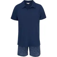 Dagi Pyjama kort navy