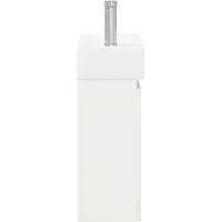 vidaXL Badkamermeubel met kraan Hoogglans Wit 45,5 x 22,5 x 84 cm