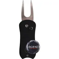 Legend Stiletto Pitchfork Met Golfbal Marker - Zwart