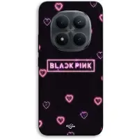 MANIACASE Telefoonhoes - - Xiaomi Redmi Note 15 Pro 5g - Silicone TPU - Blackpink Hart - Zwart/Roze