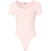 Gimme Seamless Basic T-shirt Body – Nauwsluitende Jumpsuit-Top – De Perfecte Basis voor elke Outfit - Roze - Maat XS