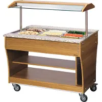 Bartscher | Buffetwagen, warm, 3x 1/1GN | 125614