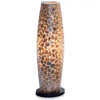 Design VillaFlor staande lamp tafellamp Handmade woonkamer slaapkamer Cone turtle gold capiz 70 cm