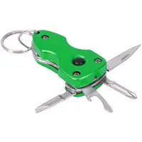 Moses Multitool Sleutelhanger Groen - Zakmes