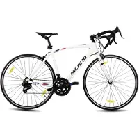Hiland Racefiets - 700C - 14 Versnellingen - Lichtgewicht Aluminium Frame - Wielrenfiets voor Heren & Dames - 28 Inch