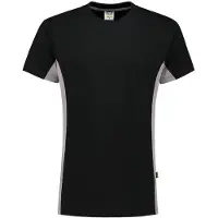 Tricorp 102004 T-Shirt Bicolor Zwart/Grijs maat XS heren