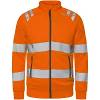 Fristads Hogezichtbaarheids sweatjack klasse 3 7863 GPSW Hi-Vis Oranje maat 4XL heren