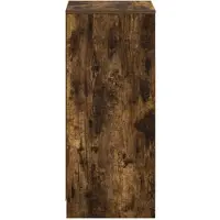 vidaXL Badkamerkast Gerookt eiken 35 x 36,5 x 85 cm Bewerkt hout