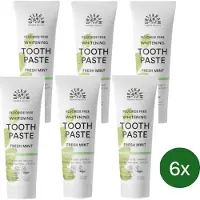 Urtekram Tandpasta Fresh Mint (Whitening) – 75 ml – Multipack met 6 stuks