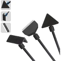 LONGZIMING - 3 In 1 Aquarium Reinigingsset - Algen Schraper Met RVS Mes En Verlengsteel Voor Glazen Aquarium Tot 14 Inch