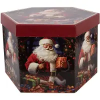 Clayre & Eef Kerstbal Set van 14 Overig 8x8x8 cm Bruin Kunststof Kerstballen