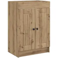 vidaXL Badkamer onder Wastafel Kast Artisanaal eiken