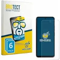 BROTECT - Screenprotector voor Motorola Moto G37 - Folie Beschermfolie transparant 6 Stuks
