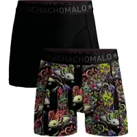 Muchachomalo Men 2-pack boxer shorts print/solid