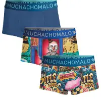 Muchachomalo Heren 3-pack trunks fruit life