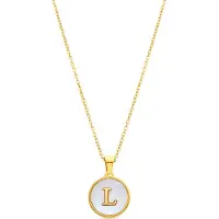 Luxenter Ketting 'Alphabet' wit