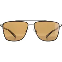 Ted Baker Vierkant Mannen Dark Gray Brown TB1577 Folke
