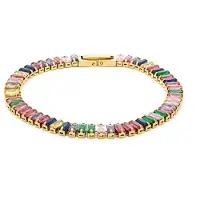 Luxenter Bracelet en zircone multicolore avec finition en or jaune 18 carats - Gorys