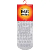 Heat Holder - Dames enkelslippersokken - Lichtgrijs Crème