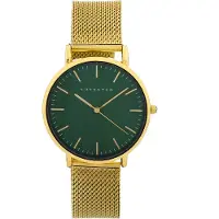 Luxenter Analoog horloge 'Lici' donkergroen