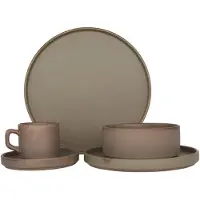 Keramika Serviesset - Ground Stackable - 20 delig - 4 persoons - Stoneware