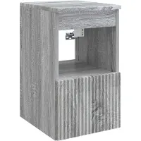 vidaXL Badkamerkast Grijs Sonoma 30 x 41 x 50 cm Bewerkt hout