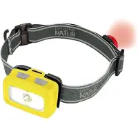 Moses hoofdlamp Expedition Natur led met achterlicht geel
