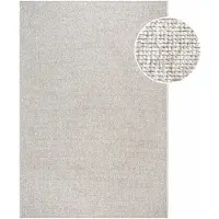 Muratap Lora plus laagpolig effen vloerkleed geweven design beige creme- 160x230 cm