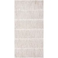 Ptmd Seline White MDF Wavy Stripe Layer Wall Panel L