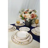Keramika Serviesset - Bronze Bloom - 18 delig - 6 persoons - Stoneware