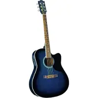 Eko guitars Ranger CW EQ Blue Sunburst Dreadnought elektro-akoestische gitaar