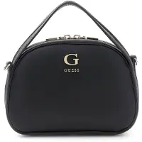 GUESS schoudertas handtas Coleen Top Zip Crossbody Black zwart