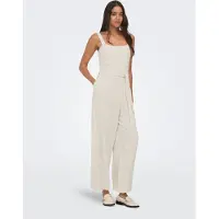 ONLY Onlsiesta Linnen Jumpsuit Dames Grijs L/32