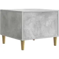 vidaXL Salontafel Betongrijs 50 x 49 x 40 cm Bewerkt hout