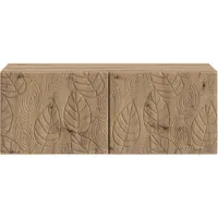 vidaXL Wandmontage TV-kast 98 x 31 cm Artisanaal eiken Bewerkt hout