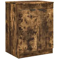vidaXL Badkamerkast Gerookt eiken 54 x 41 x 70 cm Bewerkt hout