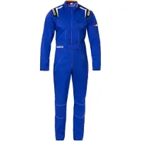 Sparco MS-4 - Monteursoverall Overall - Zwart/Grijs/Blauw/Rood