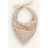 Becksöndergaard Dames Sjaals Starlia Cotta Scarf - Ecru - Maat ONESIZE