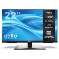 Cello 22" Smart TV met Tizen OS van Samsung, LED-technologie, triple tuner, perfect geluid, Bluetooth, Wi-Fi en de Tizen App Store