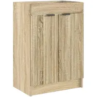 vidaXL Badkamer onder Wastafel Kast Sonoma Eiken 56 x 37,5 x 81 cm