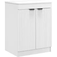 vidaXL Badkamerkast Wit 54 x 41 x 70 cm Bewerkt hout