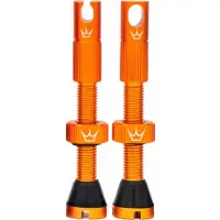 Peaty's X Chris King MK2 Tubeless Ventielen 60mm, oranje 2023 Tubeless Ventielen