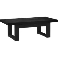 vidaXL Salontafel NOAIN Zwart 119 x 60 x 40 cm Massief grenenhout