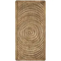 Ptmd Lula Beige MDF Swirl Frame Wall Panel Rectangle