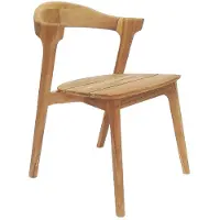 Ptmd Tiera Natural Dining Chair Teak - set van 2