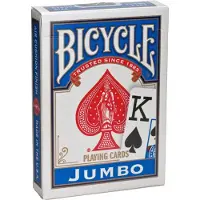 Bicycle Pokerkaarten - Rider Back Jumbo