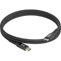 DeLOCK USB 2.0 Cable USB Type-C male to male with magnetic textile jacket PD 3.0 60 W 1 m
