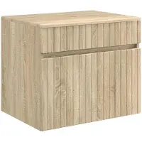 vidaXL Wandgemonteerde Badkamerkast Sonoma Eiken 59 x 44,5 x 50 cm