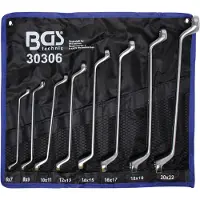 Bgs Ringsleutelset diep gebogen 6 x 7 - 20 x 22 mm 8 delig